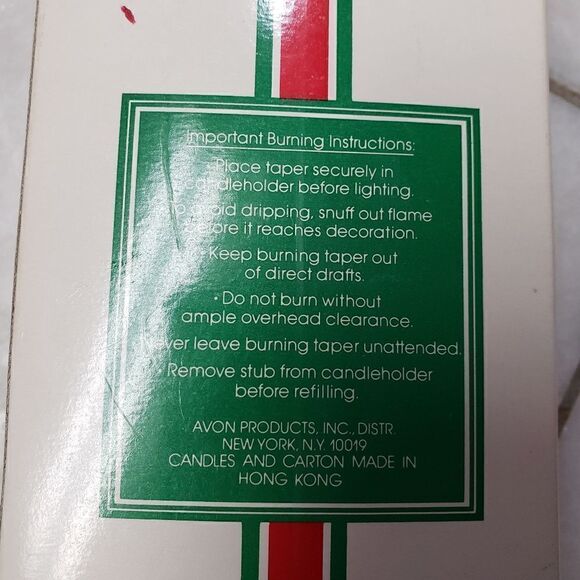 Vintage Avon Set of 2 Dapper Snowman 10" Bayberry Tapers, CHRISTMAS Unlit w/ Box - Picture 4 of 11